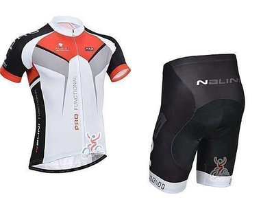 【現貨】2014款NALINI 紅白 車衣車褲短套裝 自行車服 單車服 頂極排汗透氣 騎士服