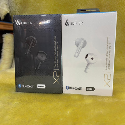 EDIFIER 漫步者 X2 真無線 藍牙耳機 IP54 黑/白 公司貨 視聽影訊