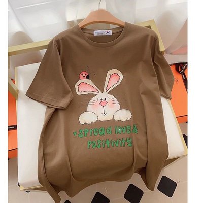 『Fashion❤House』��〰️��飄蟲兔子減齡短袖T恤(4色）