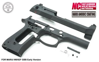 【BCS武器空間】警星 MARUI M9初版GBB用鋁合金套件 -2018新版（黑色）-GUM92F-05ABK