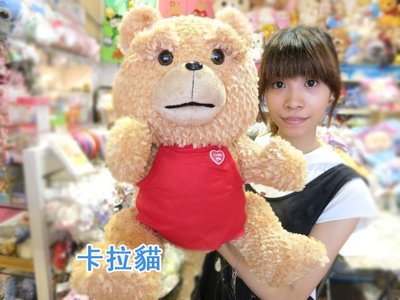 台南卡拉貓專賣店 熊麻吉TedBear 好萊塢萌賤泰迪熊 關節可動娃娃 可今天寄明天到可繡字