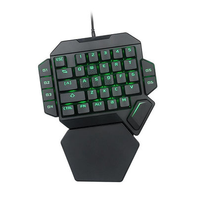 k50 k60單手鍵盤rgb發光遊戲機械鍵盤帶宏定義功能青軸