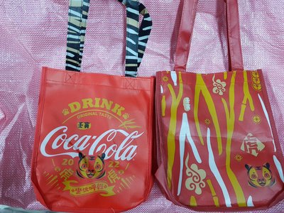 Coca Cola可口可樂購物袋 虎年購物袋 老虎購物袋