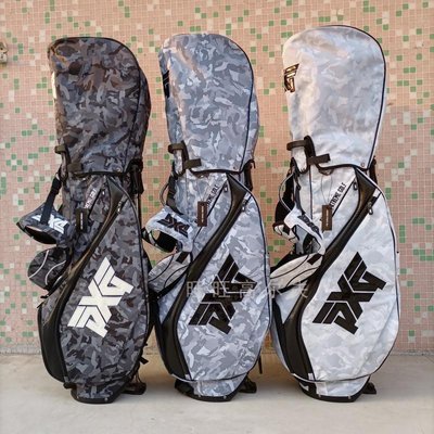 熱銷推薦22新款PXG支架包高爾夫球包防水耐磨布料男女球桿袋迷彩~特價