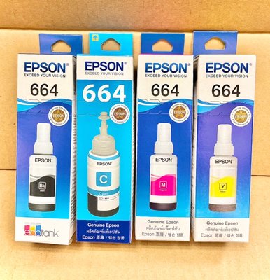 (含稅) EPSON 原廠墨水T664 T6641 T6642 T6643 T6644 L300/L350/L355