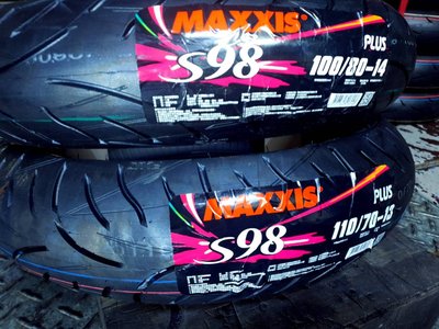 Gogoro2 瑪吉斯 MAXXIS 100/80-14 S98  PLUS 機車輪胎 機車胎  售價 2250元