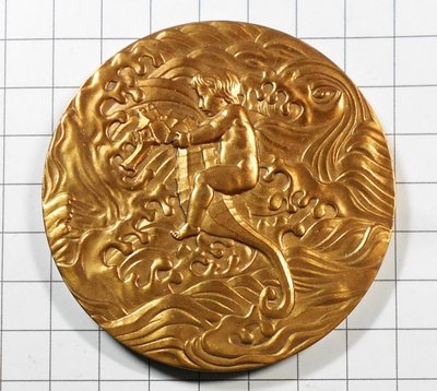 1975年 沖繩國際海洋博覽會銅章 造幣局製 重約162g