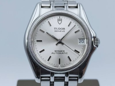 【發條盒子H3873】TUDOR 帝舵 38730 銀面自動 不鏽鋼鏈帶 經典錶款 附原廠單