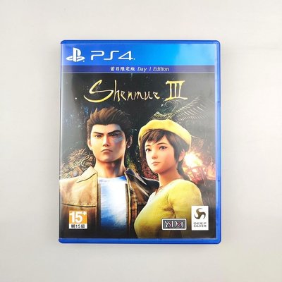 【爆款】PS4 正版游戲碟片 莎木3 沙木3 Shenmue III 港版 中文 現貨 光盤