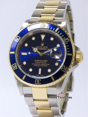 台北腕錶 Rolex 勞力士 Submariner Date 16613 潛水錶 已保養 187645