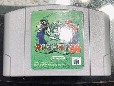 現貨土城可面交正版N64 N64日版遊戲 瑪利歐高爾夫64純日版卡夾.N64卡帶.N64遊戲片