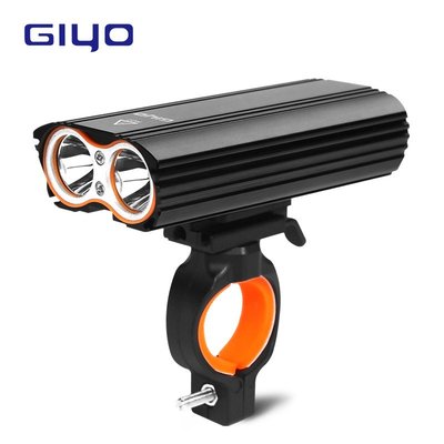 GIYO 自行車前燈T6亮車燈USB充電騎行車燈前燈防水車前燈騎行用品