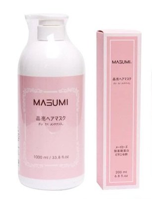 夏日小舖【免沖洗護髮】 MASUMI 晶亮髮膜1000ml 可超取 全新公司貨