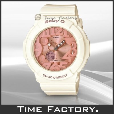 【時間工廠】全新 CASIO BABY-G 霓虹LED造型腕錶 BGA-131-7B2