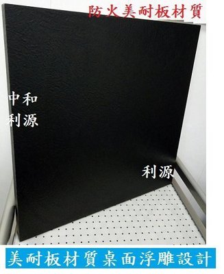 【40年老店專業賣家】【台灣製】 2X2尺 方桌 60X60 美耐板桌面 立體紋 浮雕 工業風 黑色 餐桌 桌板
