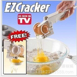 【TV打蛋器】EZ CRACKER 切蛋器 分蛋器 打蛋器 夾蛋器【L】