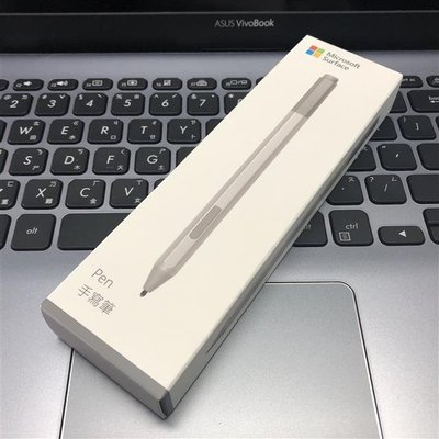 【DreamShop】原廠 Microsoft 微軟 Surface Pen 白金色.手寫筆.觸控筆.電容筆(1776)