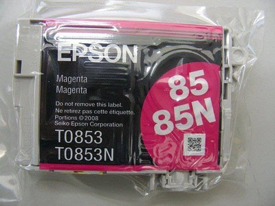 ☆呈運☆裸裝EPSON 85N T0853 T0853N 原廠 紅色墨水匣 適用:EPSON PHOTO 1390