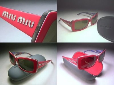 信義計劃 眼鏡 miu miu SMU07F 太陽眼鏡 公司貨 水鑽 膠框 藍光 全視線 高度數 sunglasses