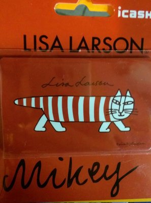 Lisa Larson LISA LARSON 插畫 藝術貓 感應交通卡 I cash 2.0 限量卡 瑞士 陶藝家