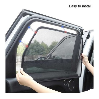 適用於豐田 WISH 2003-2021側窗汽車遮陽前擋風玻璃百葉窗遮陽磁性遮陽門網窗簾－星紀汽車／戶外用品