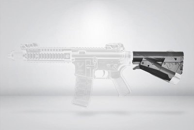 [01] AENE 戰術 後托(電動工具 電鑽 電池 鋰電 快拆BB槍卡賓槍步槍玩具槍AEG AR M4 M16 416
