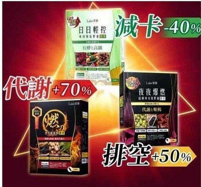 Laler 菈樂 第三代 燃の黑生薑發熱酵素 日日輕控專利舞菇膠囊 夜夜爆燃超纖辣木葉膠囊 20顆