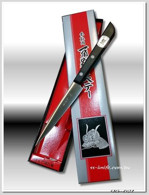 雙雄名家刀品 《一角別作》專業蔬果刀(雕刻刀)105mm型號:YG-021