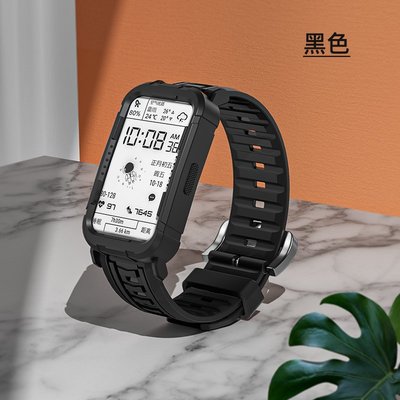 【電子風】適用華為手環6Pro錶帶榮耀6手環帶NFC版智能運動華為榮耀6冰川透明替換帶男女創意個性非原裝配件