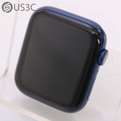 【US3C-高雄店】【一元起標】台灣公司貨 Apple Watch 6 44mm GPS版 藍色 鋁合金錶殼 SOS緊急服務 血氧濃度感測器 智慧手錶 蘋果手錶