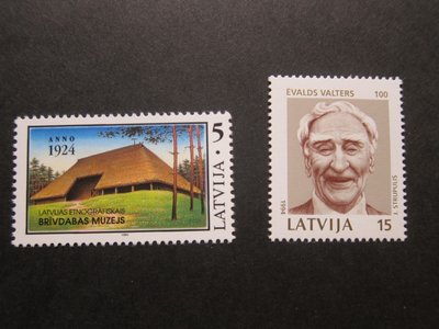 【雲品7】拉脫維亞Latvia 1994 Sc 355,356 set MNH 庫號#BP11 70617