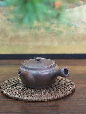 器滿陶瓷側把壺家用手把泡茶壺功夫茶具日式茶器復古手工單壺日本159