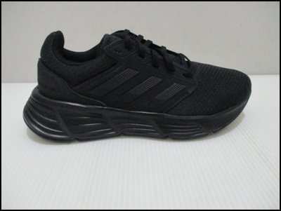 【喬治城】ADIDAS Galaxy 6 女慢跑鞋 休閒鞋 全黑 GW4131 正品公司貨