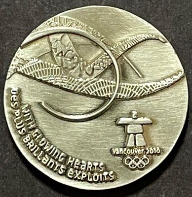加拿大 2010年 第21屆溫哥華冬季奧運會 參賽獎章 紀念章 附盒