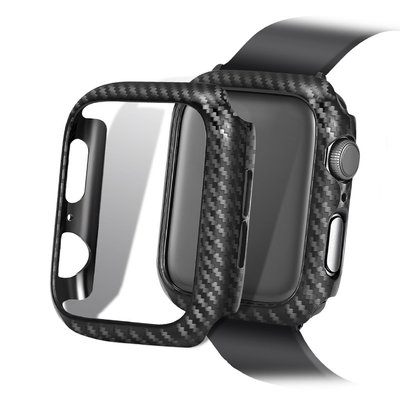 Apple Watch Series 1 2 3 4 5 的碳纖維 Pc 保護套