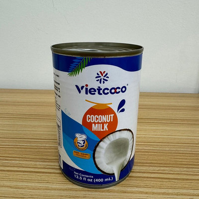 【即期品促銷】Vietcoco 椰漿 13% 400ml 東霖椰奶 植物奶 東南亞料理 植物奶 椰奶【Z331】