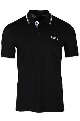 HUGO BOSS Paddy Pro Men’s Regular Fit Polo Shirt in Black