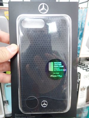 伍 Benz Apple IPhone 7 i7 8 i8 plus 真皮保護殼 背蓋 大78 賓士流線背 黑色