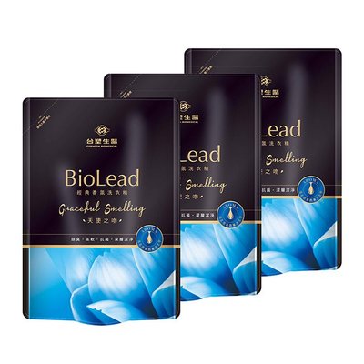 免運《台塑生醫》BioLead經典香氛洗衣精補充包 天使之吻1.8kg(3包入)