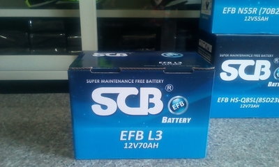 EFB LN3 #台南豪油本舖實體店面# SCB 電池 EFB L3 免保養電瓶 70Ah 670CCA