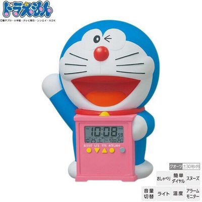 日本SEIKO 哆啦A夢 JF374A 大音量電子鬧鐘 實品超可愛的喔！另附送電磁池2顆 現貨