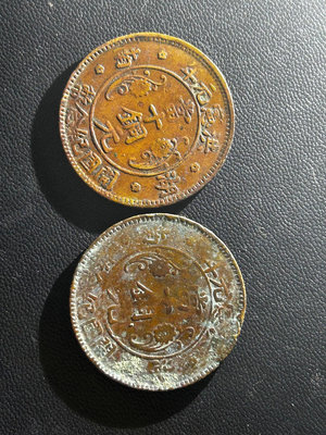 真品古幣古鈔收藏湖南洪憲紀念幣二枚通走