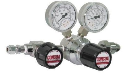 美國 CONCOA 原裝進口 302 一段式銅鍍鉻氣體減壓閥