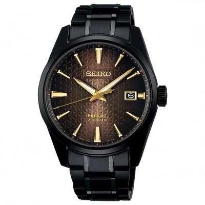 預購 SEIKO SARX085 精工錶 手錶 39mm PRESAGE 機械錶 咖啡色面盤 黑色鋼錶帶 男錶女錶