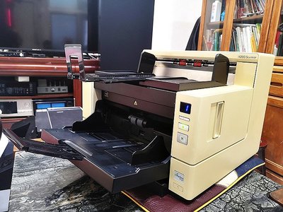 原價35萬Kodak i4200 A3尺寸高速雙面彩色掃描器，可掃任何紙張，具備直進直出功能