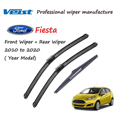 2010-2020 年型號 FISTA 車窗雨刷器的福特 Fiesta 雨刷片組(前/後)(來自 wipex 的 SEA