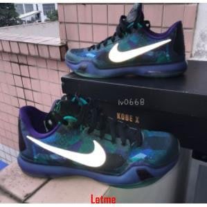 Nike Kobe 10 Peach Jam 科比10 Overcome 紫藍 休閒鞋 705317-305