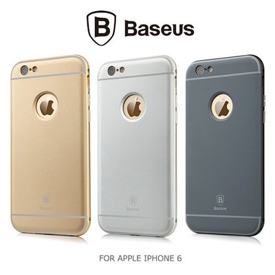 適用機型：iPhone 6 BASEUS Apple iPhone 6 鉑士 Classic 金屬邊框+殼