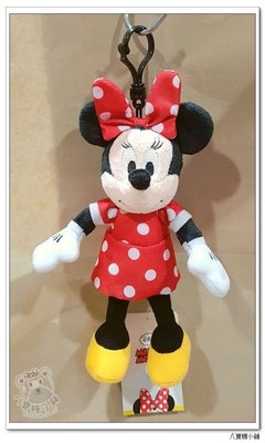 玩偶 Minnie 米妮 娃娃 包包掛飾 迪士尼 Disney 復古俏皮款 八寶糖小舖