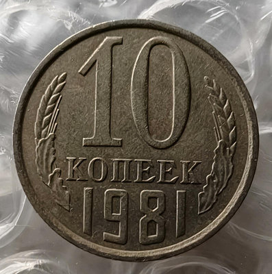 蘇聯硬幣1981年10戈比22098
